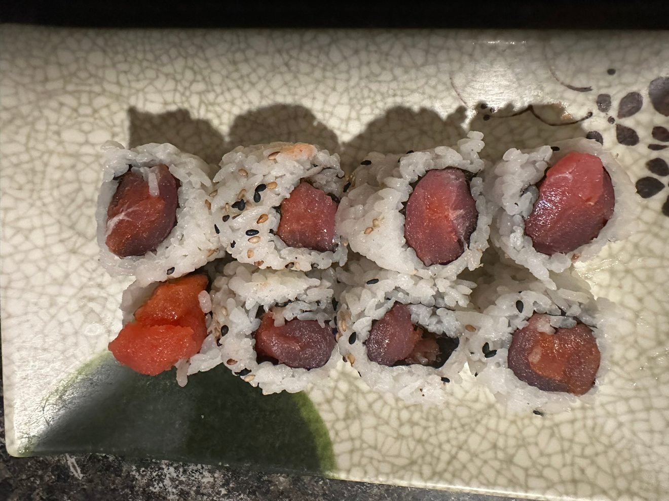 Spicy Tuna Roll.