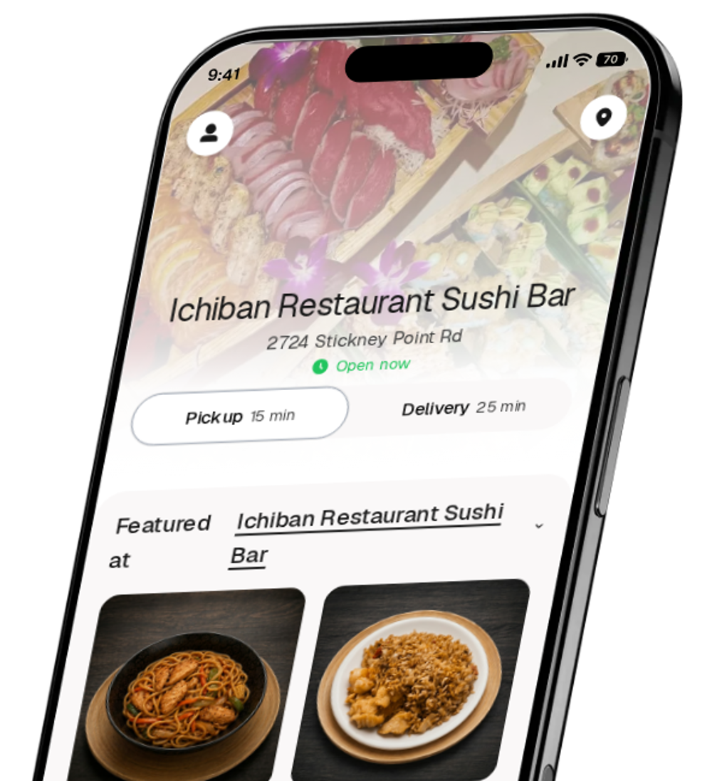 Ichiban Restaurant Sushi Bar app preview