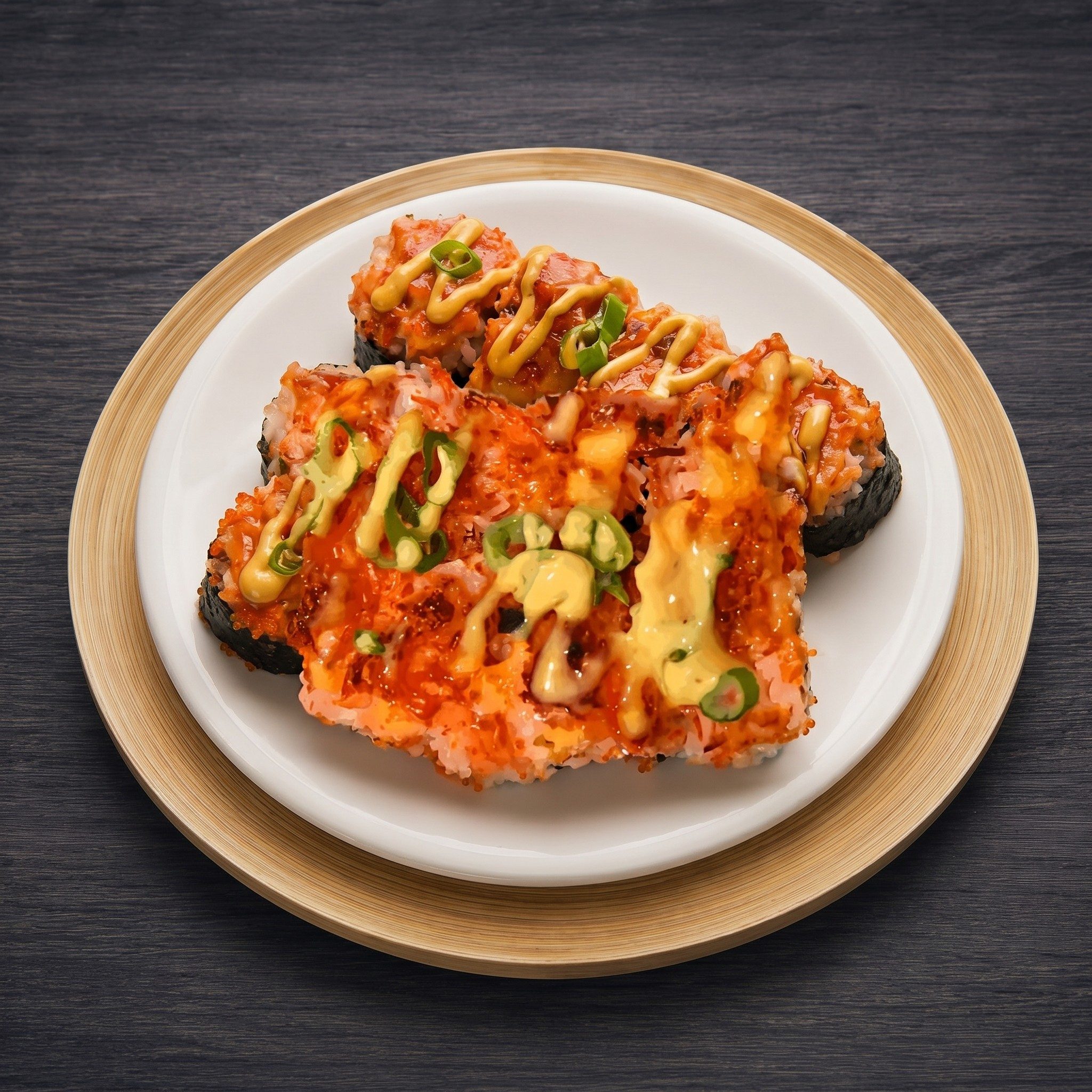 Baked Volcano Roll.