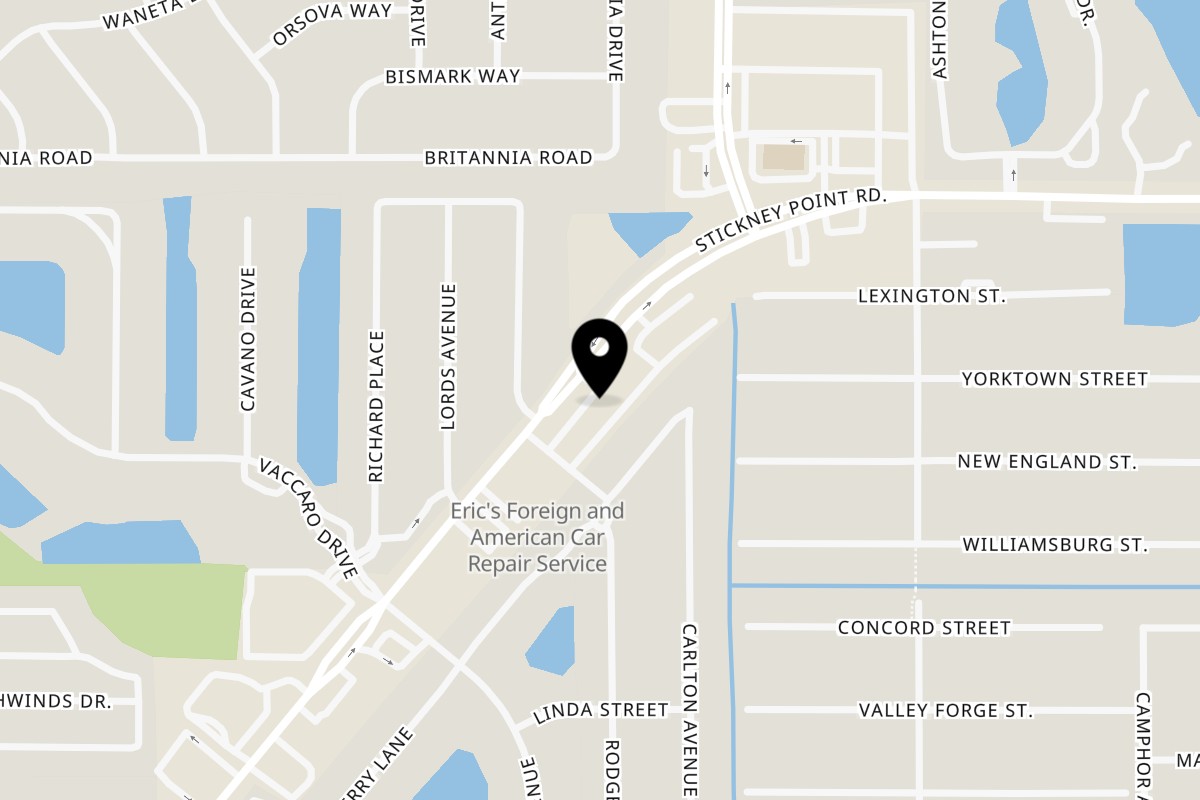 Map showing the location of Ichiban Restaurant Sushi Bar on 2724 Stickney Point Rd in Sarasota